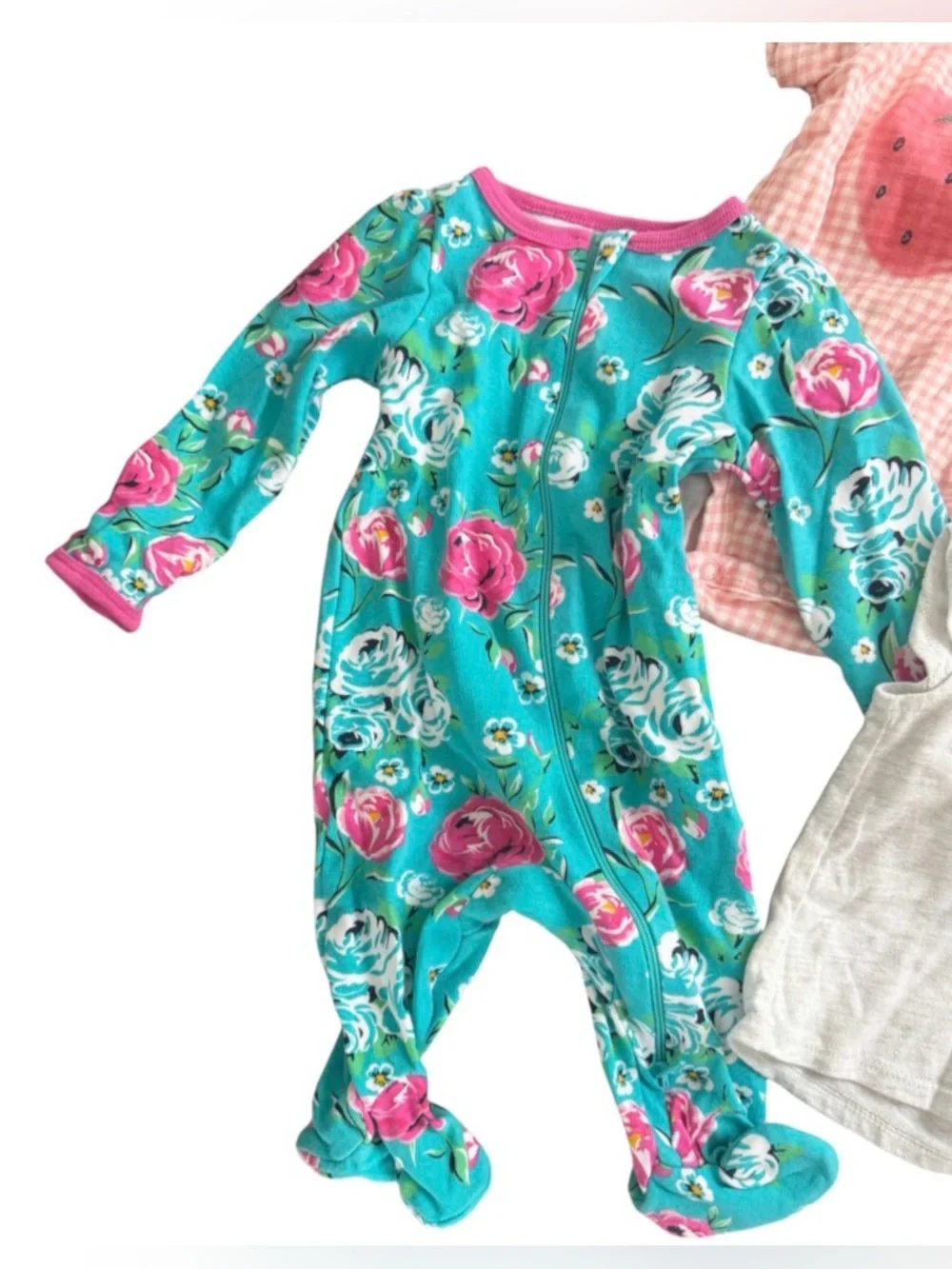 Carter's & Wonder Nation 13pc Baby Girl O-3M Misc Clothing Lot Multicolor
